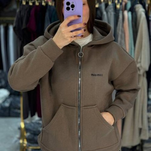 Кофта спорт Arina (42-48) 4252-1 brown (зима) Arina 4252-1 brown