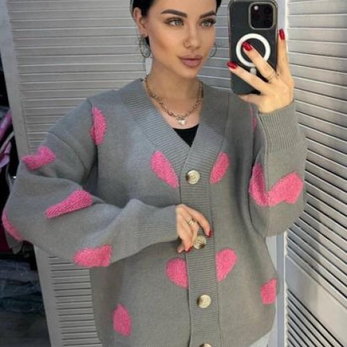 Кофта Modnulya (one size) 1823 grey (деми) Modnulya 1823 grey