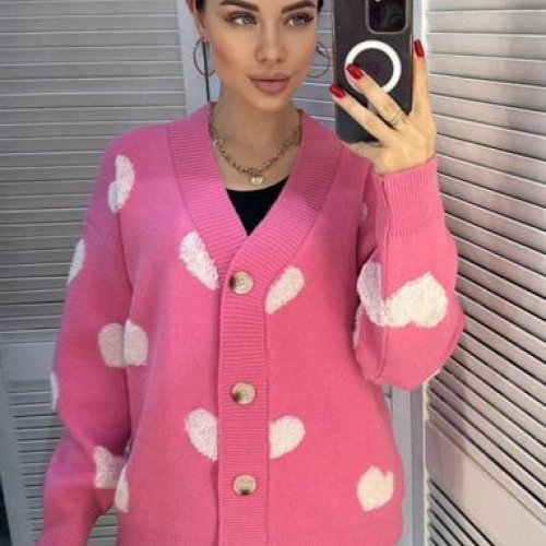 Кофта Modnulya (one size) 1823 pink (деми) Modnulya 1823 pink