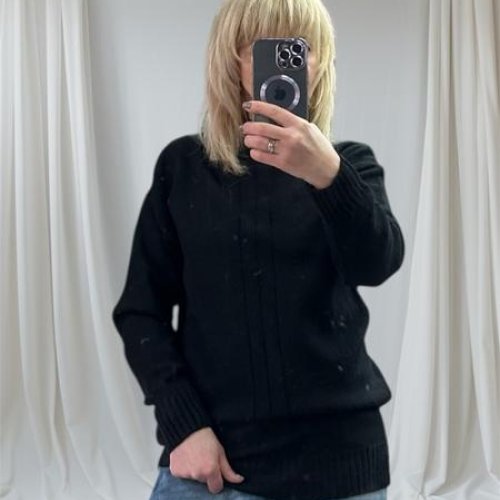 Свитер Modnulya (46-54) 25413 black (зима) Modnulya 25413 black