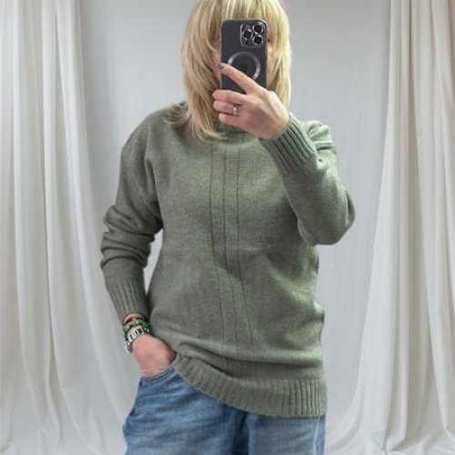 Свитер Modnulya (46-54) 25413 green (зима) Modnulya 25413 green