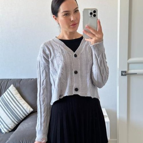 Кофта Modnulya (one size) 843 l.grey (деми) Modnulya 843 l.grey