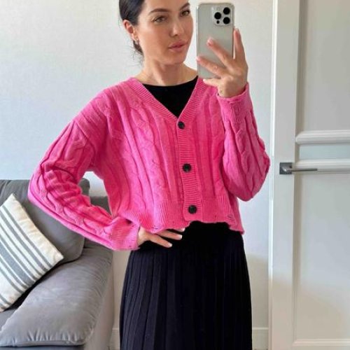 Кофта Modnulya (one size) 843 pink (деми) Modnulya 843 pink