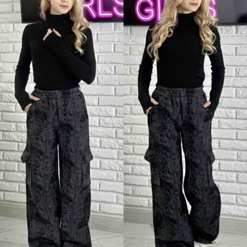 Костюм Karolina (32-42) KR347 black (зима) Karolina KR347 black