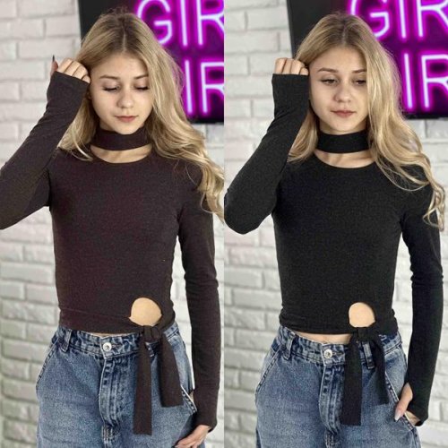 Топ Karolina (32-42) KR357 d.grey (деми) Karolina KR357 d.grey