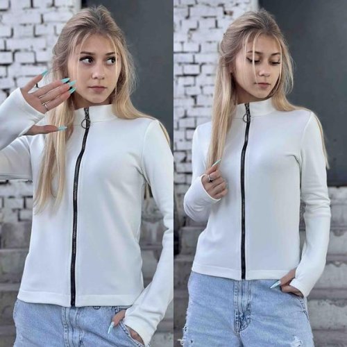 Кофта Karolina (32-42) KR358 white (деми) Karolina KR358 white