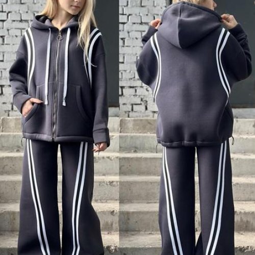 Костюм спорт Karolina (32-42) KR363 grey (зима) Karolina KR363 grey