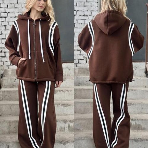 Костюм спорт Karolina (32-42) KR364 brown (зима) Karolina KR364 brown