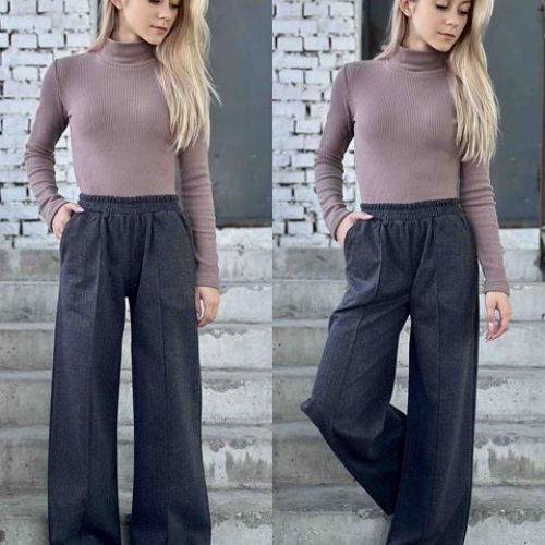 Штаны Karolina (32-42) KR406 grey (зима) Karolina KR406 grey