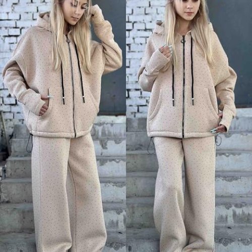 Костюм спорт Karolina (32-42) KR413 beige (зима) Karolina KR413 beige