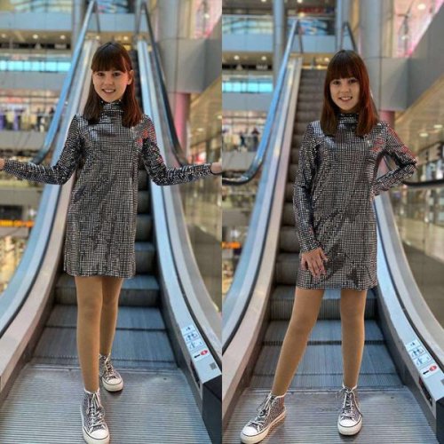 Платье Karolina (34-42) KR415 grey (деми) Karolina KR415 grey