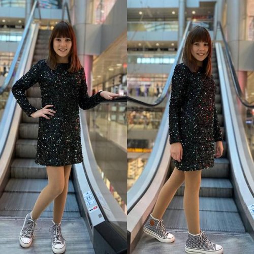 Платье Karolina (34-42) KR417 black (деми) Karolina KR417 black