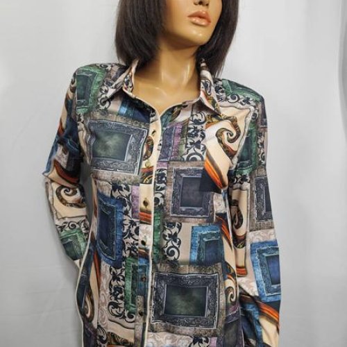 Рубашка LIDA (52-62) 1567 beige (деми) LIDA 1567 beige