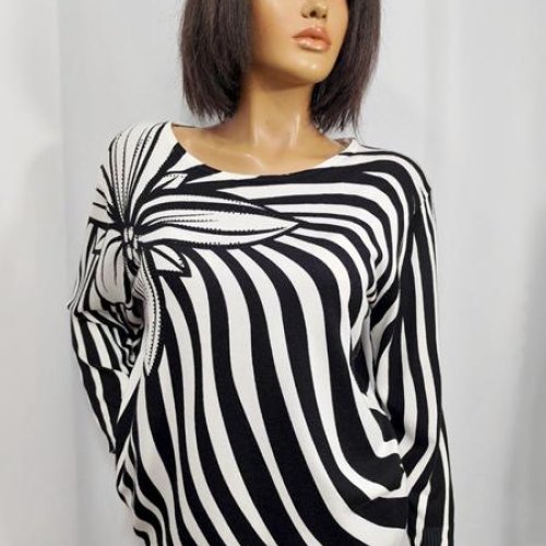 Свитер LIDA (XL-4XL) 7629 black (деми) LIDA 7629 black