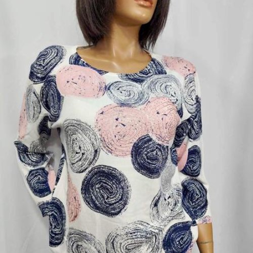 Свитер LIDA (XL-4XL) 7602 blue (деми) LIDA 7602 blue