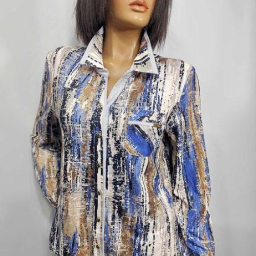 Рубашка LIDA (52-62) 7890 blue (деми) LIDA 7890 blue