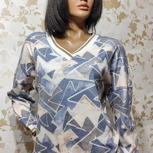 Свитер LIDA (52-62) 002 blue (деми) LIDA 002 blue