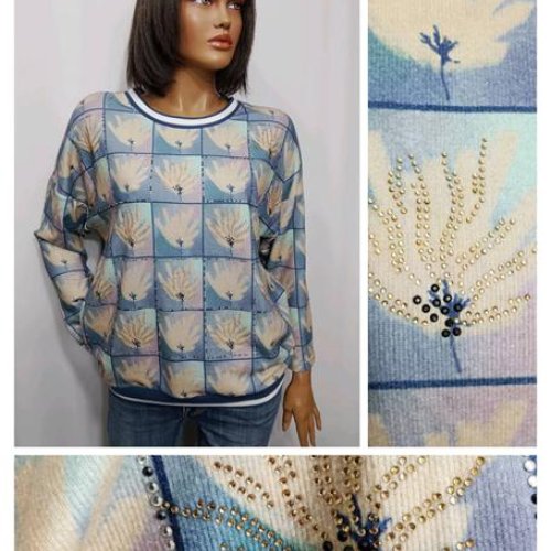 Свитер LIDA (52-62) 7860 l.blue (деми) LIDA 7860 l.blue