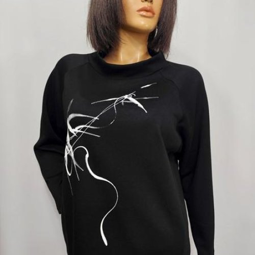 Свитер LIDA (52-62) 7866 black (деми) LIDA 7866 black