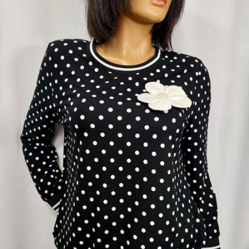 Свитер LIDA (52-62) 8020 black (деми) LIDA 8020 black