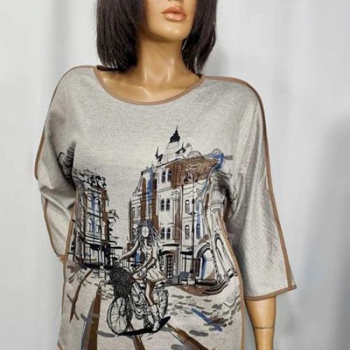 Свитер LIDA (52-62) 1452 silver (деми) LIDA 1452 silver