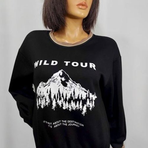 Свитер LIDA (52-62) 8203 black (деми) LIDA 8203 black