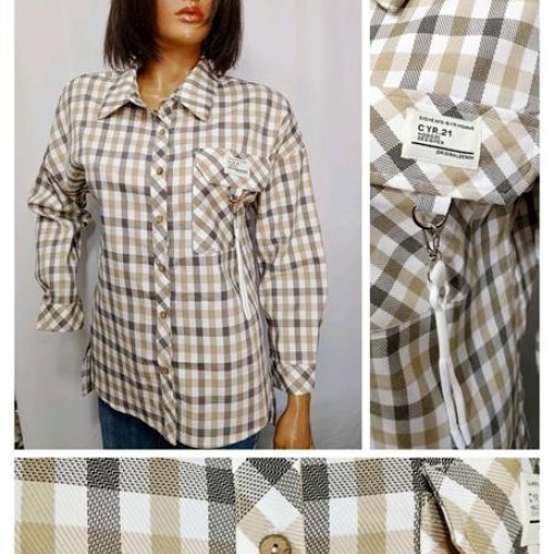 Рубашка LIDA (52-62) 6586-1 beige (деми) LIDA 6586-1 beige