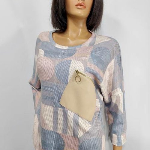 Свитер LIDA (52-62) 0458 blue (деми) LIDA 0458 blue