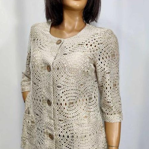 Пиджак LIDA (52-62) S0316 beige (деми) LIDA S0316 beige