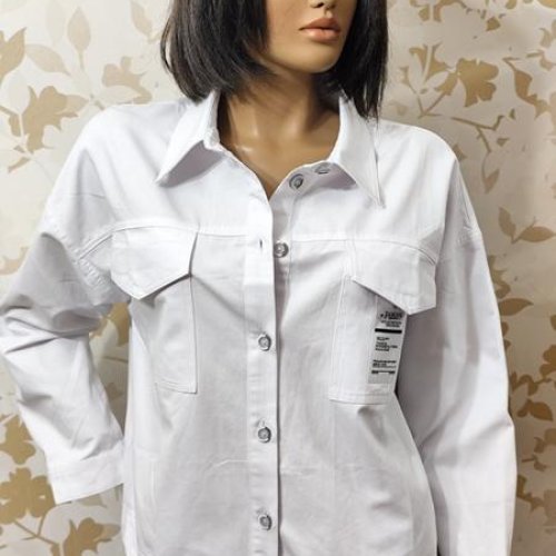 Рубашка LIDA (52-62) S0318 white (деми) LIDA S0318 white