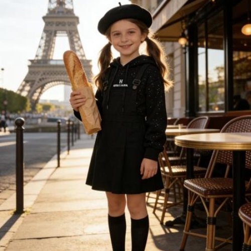 Батник SunnyTot (120-170) 5849 black (деми) SunnyTot 5849 black