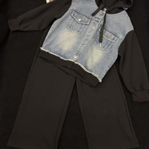 Костюм спорт SunnyTot (120-170) 7777 black (деми) SunnyTot 7777 black