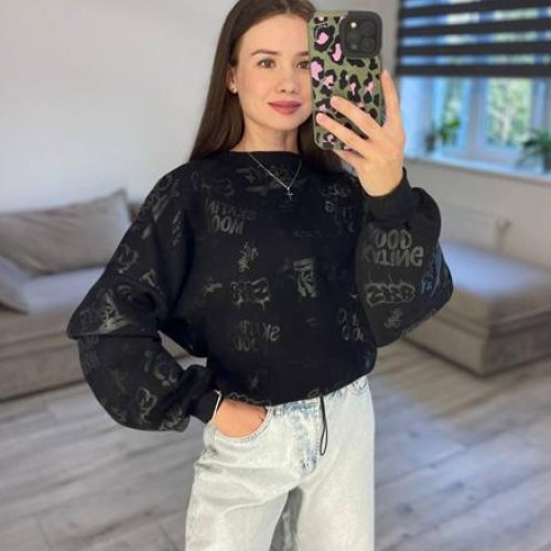 Свитер S.Style (42-48) 301 black (зима) S.Style 301 black