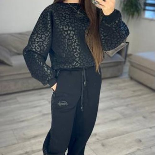 Костюм спорт S.Style (42-48) 315 black (зима) S.Style 315 black