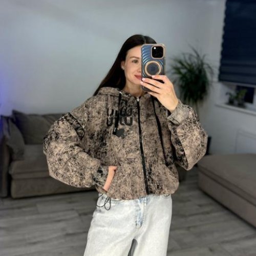 Кофта спорт S.Style (42-48) 51-1 beige (зима) S.Style 51-1 beige