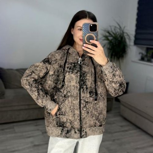 Кофта спорт S.Style (42-48) 602 beige (зима) S.Style 602 beige