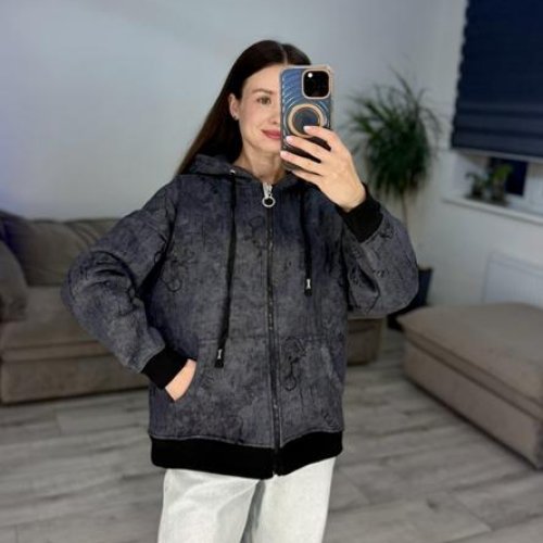 Кофта спорт S.Style (42-48) 602 d.grey (зима) S.Style 602 d.grey