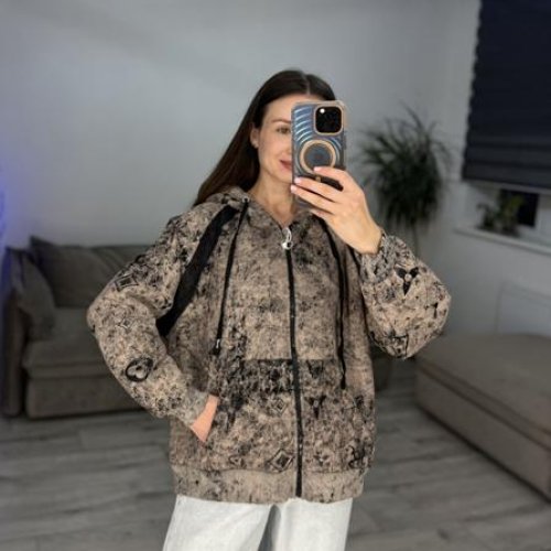 Кофта спорт S.Style (42-48) 621 beige (зима) S.Style 621 beige