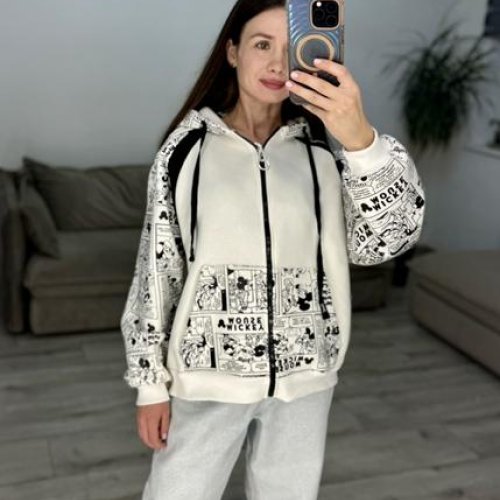 Кофта спорт S.Style (42-48) 621 white (зима) S.Style 621 white