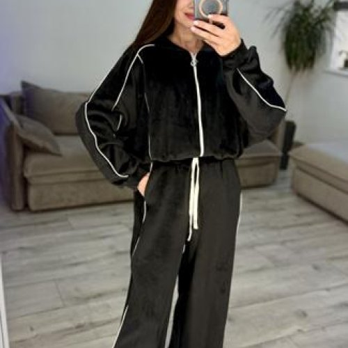 Костюм спорт S.Style (42-48) 622 black (деми) S.Style 622 black