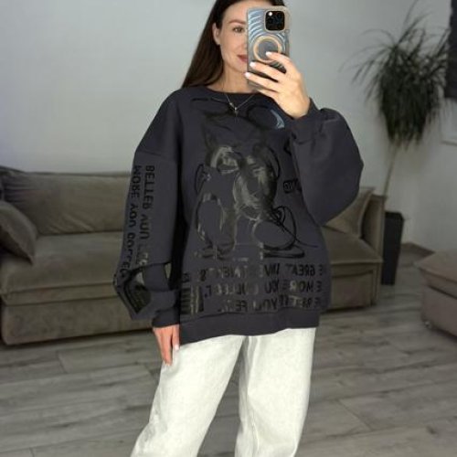 Свитер S.Style (one size) 630 black (зима) S.Style 630 black