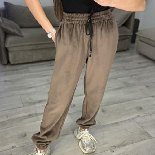 Штаны спорт S.Style (one size) 631-1 brown (деми) S.Style 631-1 brown