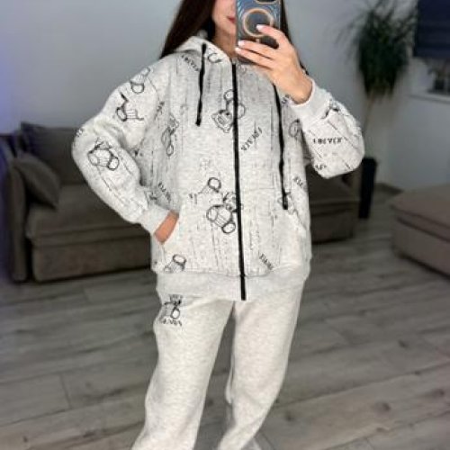 Костюм спорт S.Style (42-48) 635 white (зима) S.Style 635 white