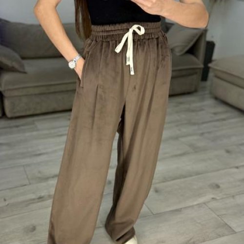 Штаны спорт S.Style (one size) 636 brown (деми) S.Style 636 brown