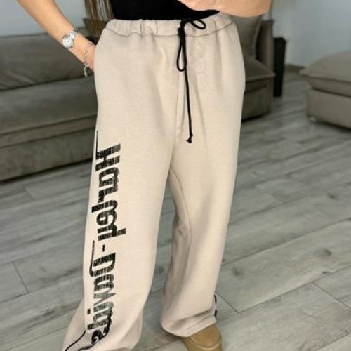 Штаны спорт S.Style (42-48) 637 beige (зима) S.Style 637 beige