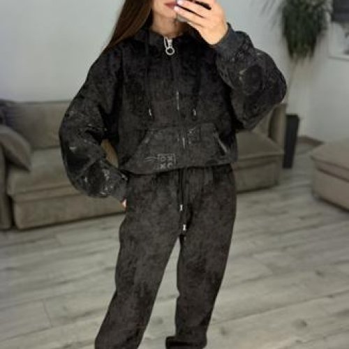 Костюм спорт S.Style (42-48) 638-1 black (зима) S.Style 638-1 black