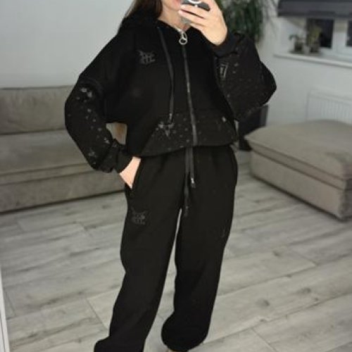 Костюм спорт S.Style (42-48) 641 black (зима) S.Style 641 black