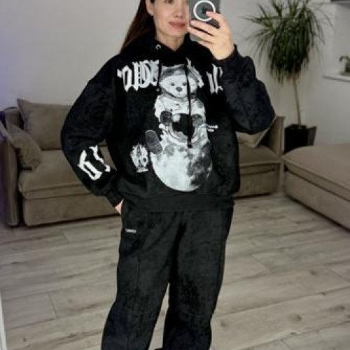 Костюм спорт S.Style (42-48) 641-1 black (зима) S.Style 641-1 black