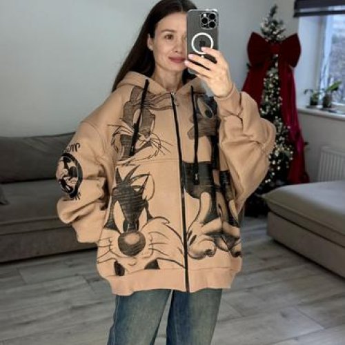 Кофта спорт S.Style (one size) 645  beige (зима) S.Style 645  beige