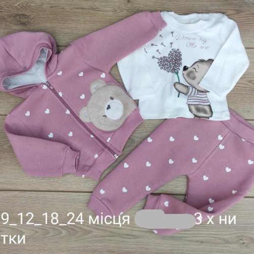 Костюм Emir kids (0.9-2) 935 pink (зима) Emir kids 935 pink